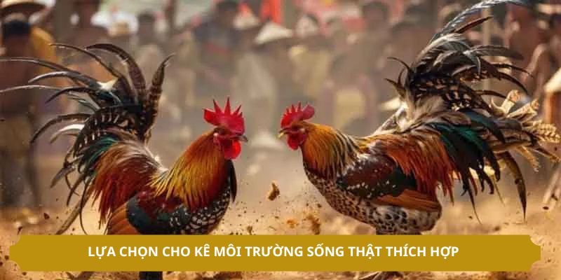 Lựa chọn cho kê môi trường sống thật thích hợp